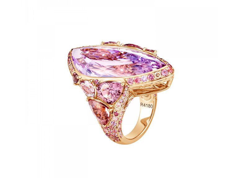 John Hardy Cinta Danau Damai Classic Chain kunzite ring