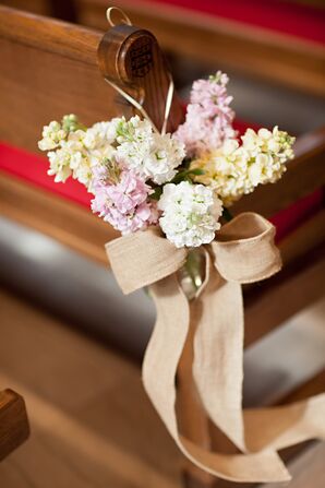 Springy Pew Decorations