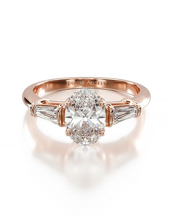 James Allen Oval Cut Engagement Ring - 1