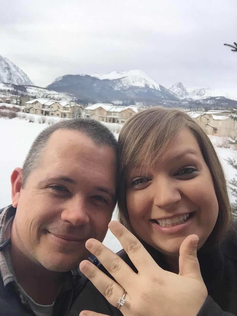 Picture of Our Engagement - January 24, 2015