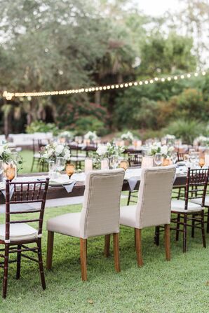 Elegant Linen Fabric Sweetheart Chairs