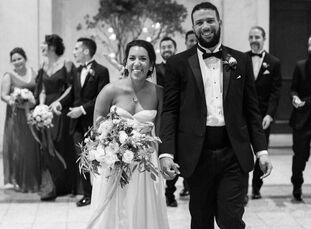 Just outside Atlanta in Decatur, Georgia, the DeKalb County Courthouse was the perfect venue for Sydney Chicoine (27 and a server and event coordinato
