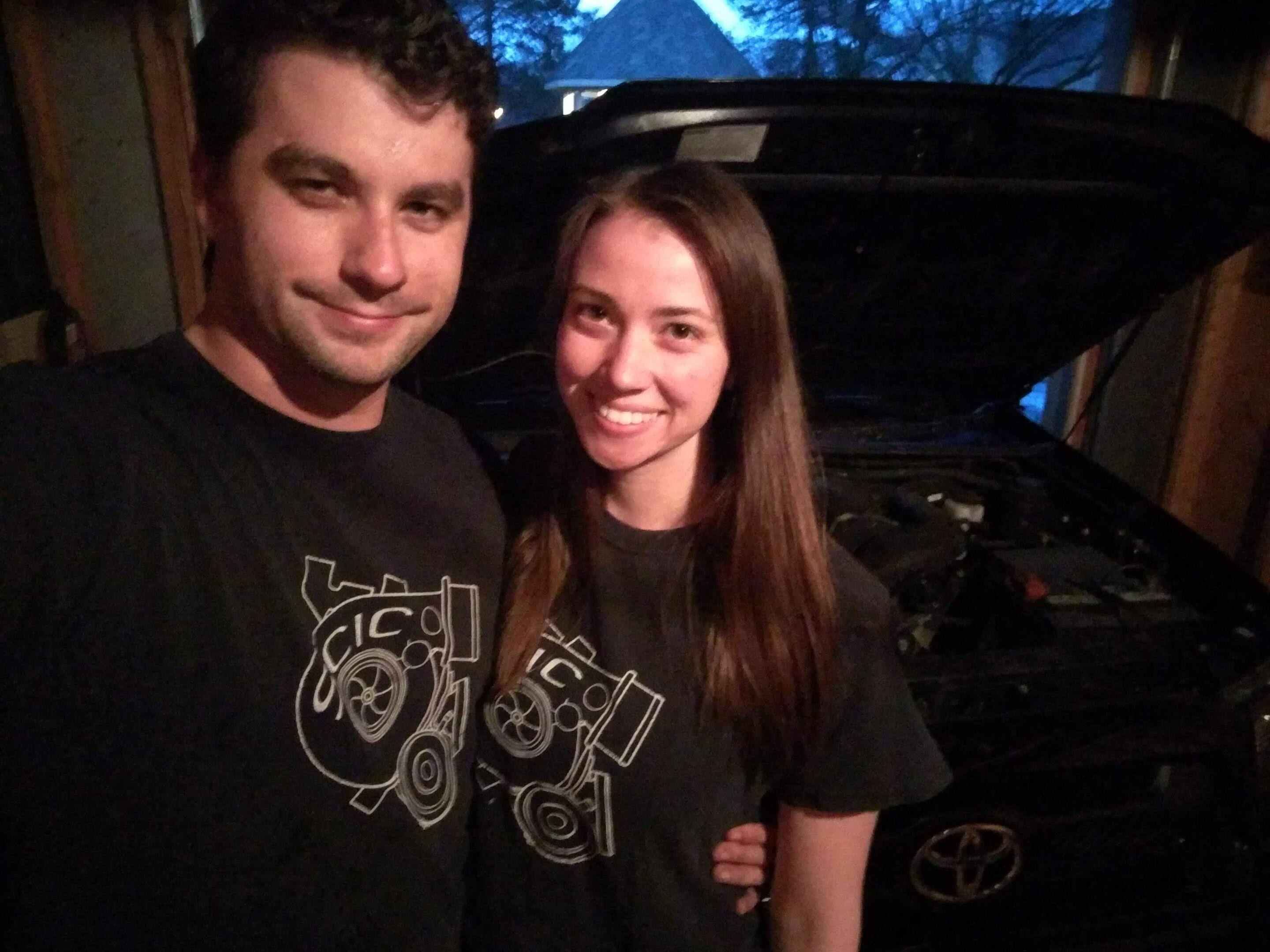 First time working on a car together!