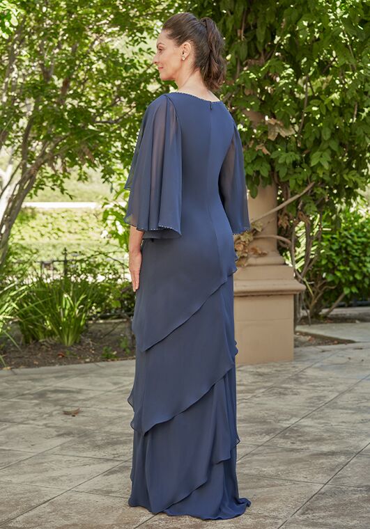 Jade Couture Mother of the Bride by Jasmine K258021 Blue Mother Of The Bride Dress - 3