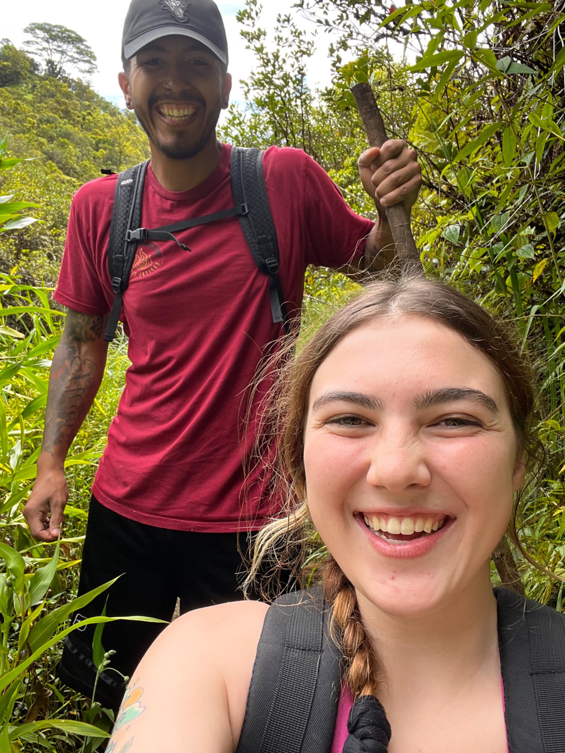 You wouldn’t know it, but Jose almost tripped and fell right before this picture. That’s why I’m laughing at him.