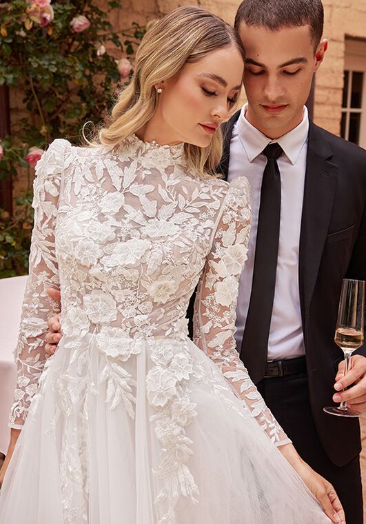 Ladivine CDS433W Ball Gown Wedding Dress - 5