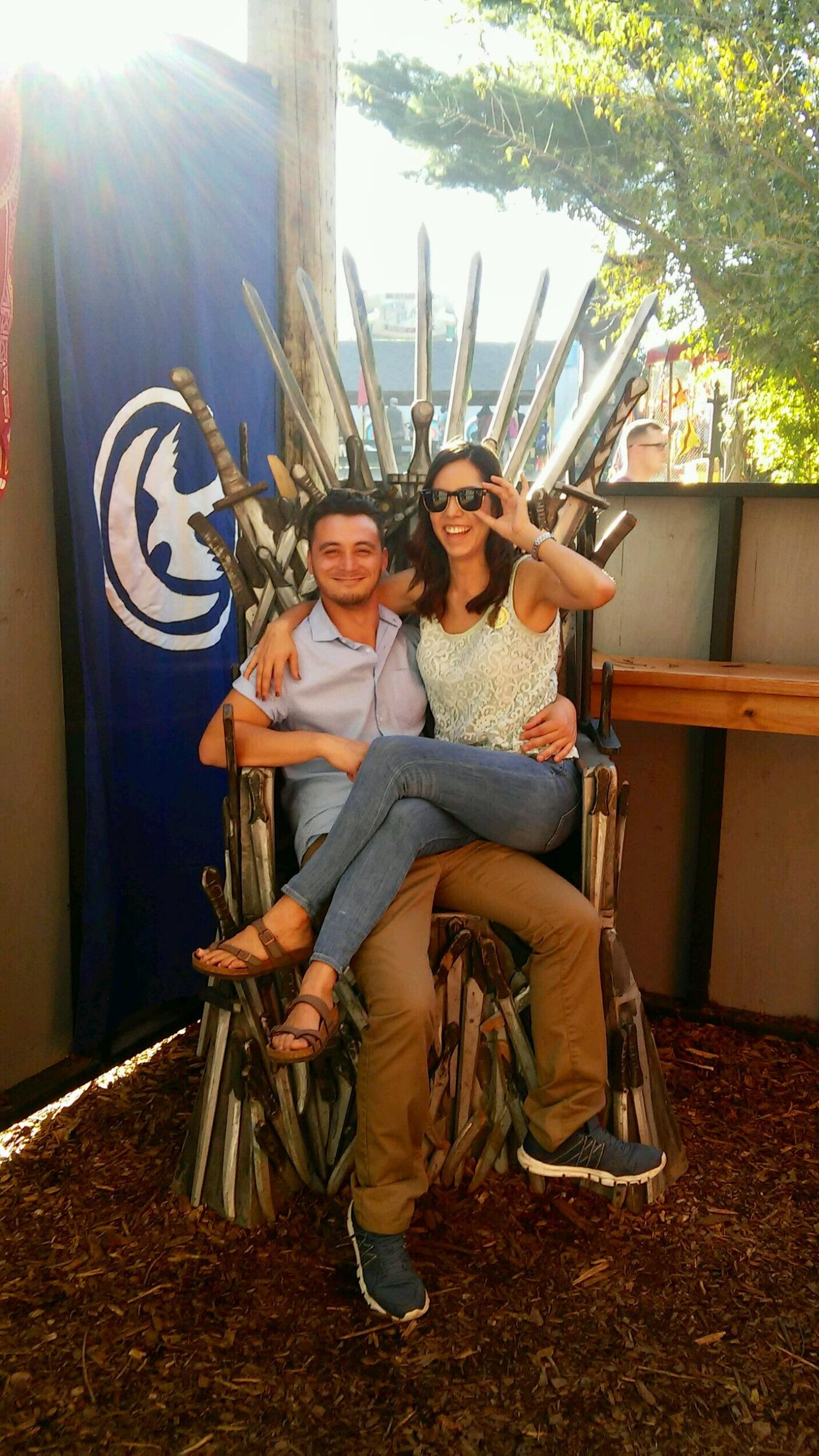 Our second date at the Renaissance Festival with Warrensburg friends
