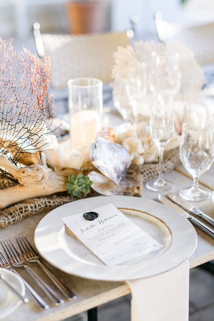 Personalized Hand-Lettered Menu Cards