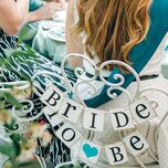 Bridal shower chair sign: "Bride To Be"