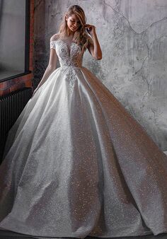 Olivia Bottega Sparkle Tulle Wedding Dress Serenity Wedding Dress