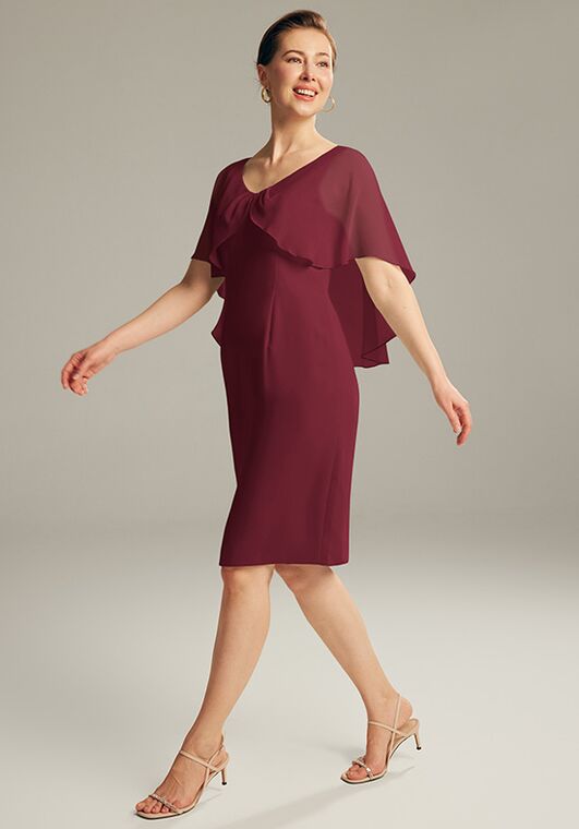 AW Bridal AW Sookie Dress Red Mother Of The Bride Dress - 5