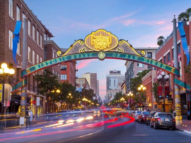 Picture of Gaslamp Quarter - The Historic Heart Of San Diego