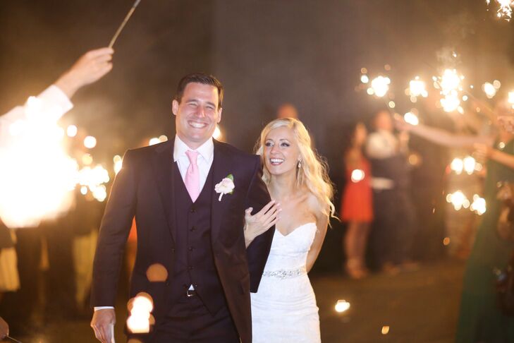 Sparklers Reception Exit