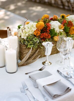 Rustic Reception Decor