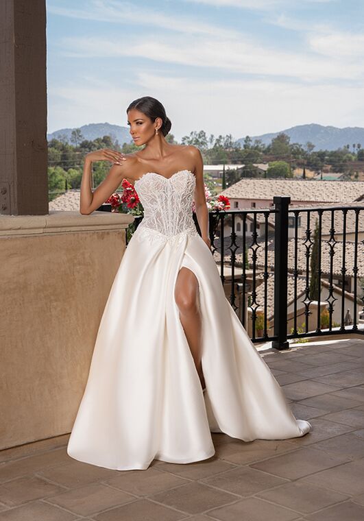 KITTY CHEN IRIS, H2540 A-Line Wedding Dress - 5