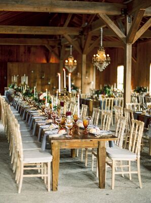 Rustic Dinner Reception