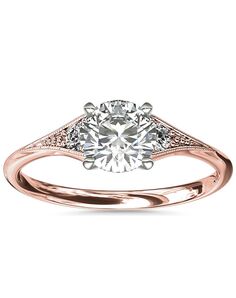 Blue Nile Round Cut Engagement Ring