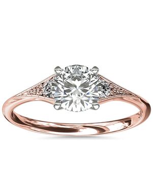 Blue Nile Round Cut Engagement Ring