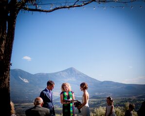 Jenny and Dave Ceremony at Azura Cellars
