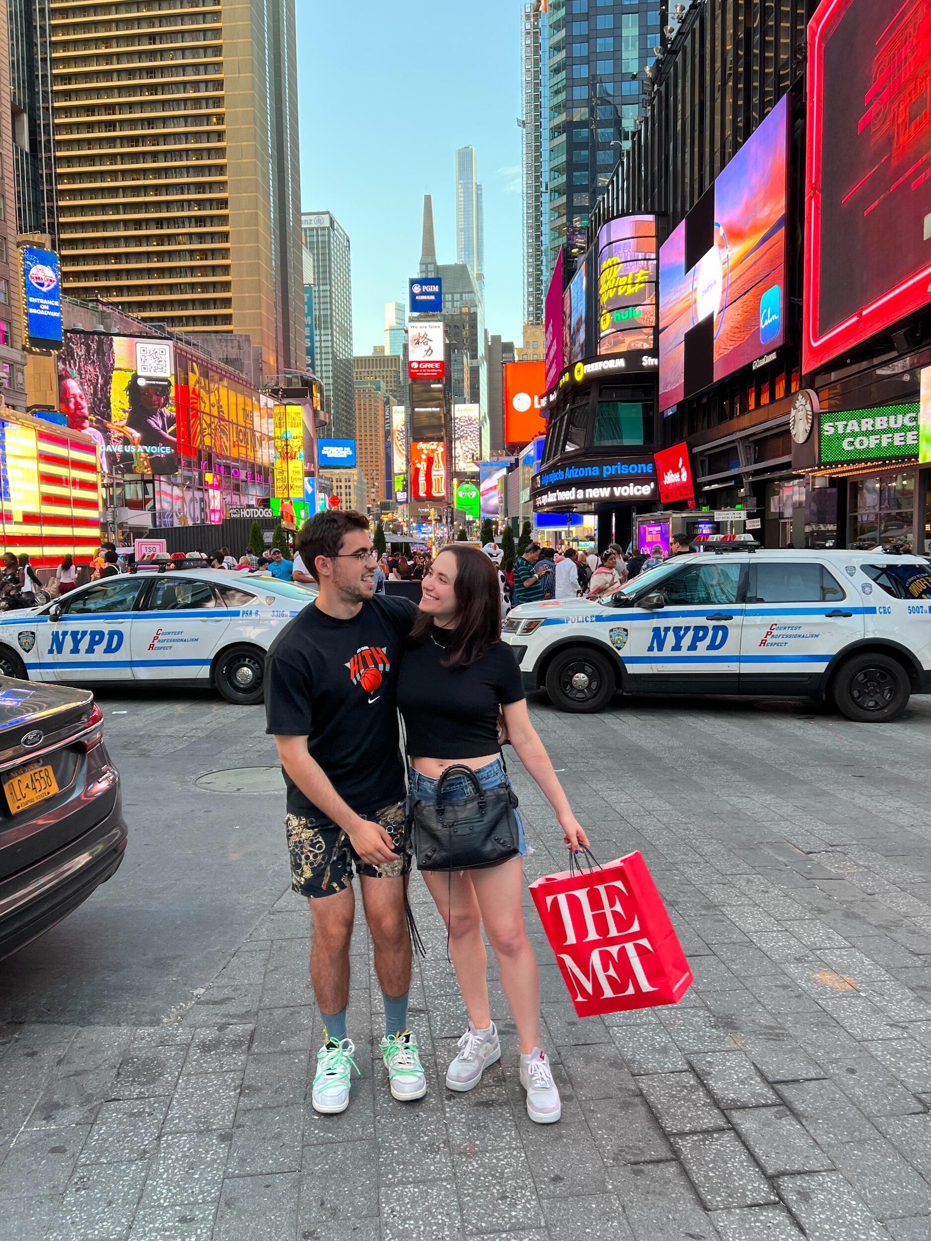 Visiting our future wedding party in NYC