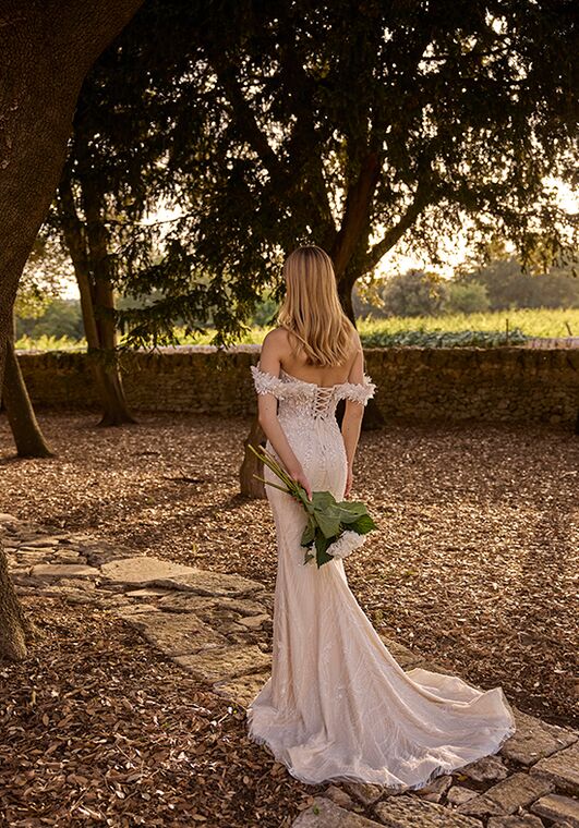 Dance of Puglia by LOVE by Ricca Sposa 25-026(2) Barbara Mermaid and Trumpet Wedding Dress - 4