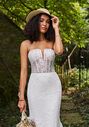 Lillian West 66243 Fit-and-Flare Wedding Dress - thumbnail - 4