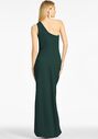 Sachin & Babi Cece Gown - Emerald One Shoulder Bridesmaid Dress - thumbnail - 4