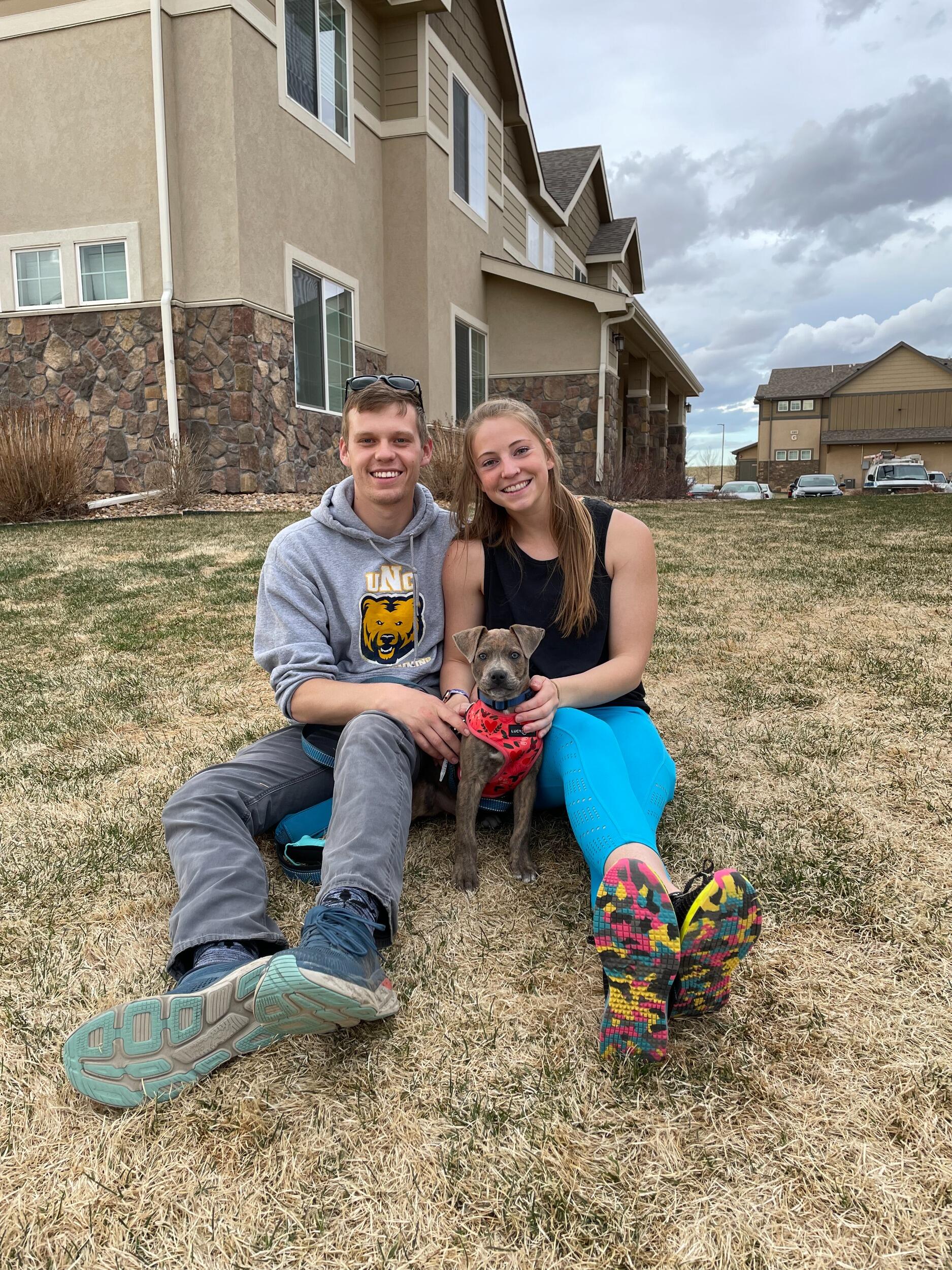 After loving Jackie so much, decided to get our first dog, Fraser, together.