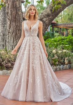 Jasmine Couture AMBER T242076 A-Line Wedding Dress