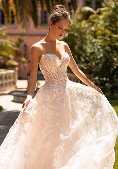 Moonlight Couture H1429 A-Line Wedding Dress