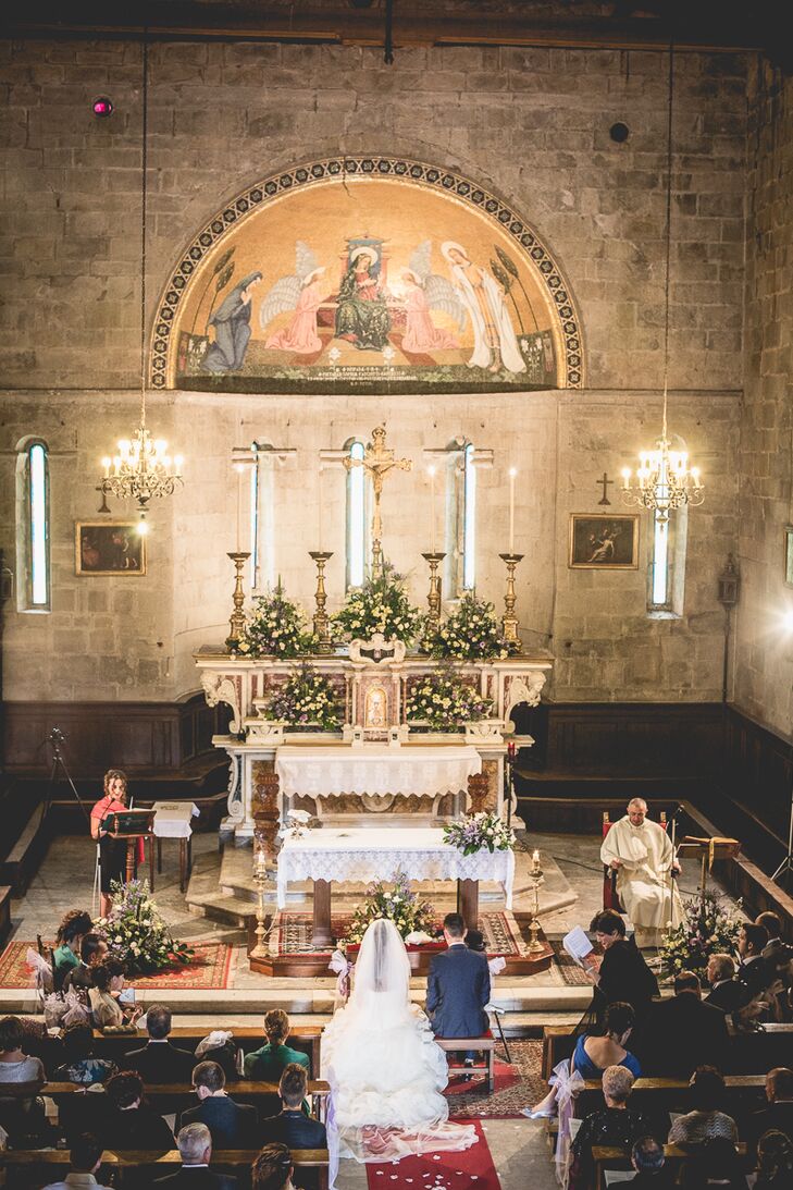 Church of San Frediano Ceremony in Lucca, Italy