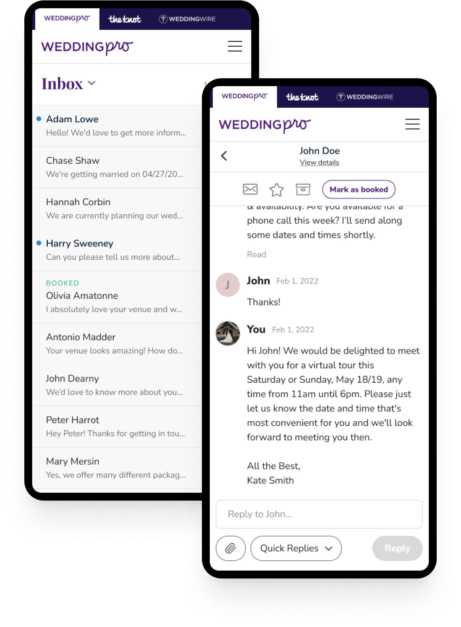 Showcase your wedding business