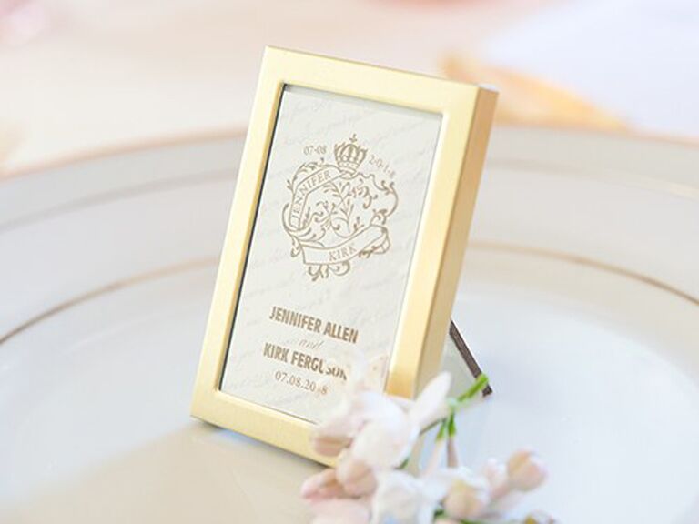 24 Double Happiness Bridal Shower Wedding Place Card Holders Favors