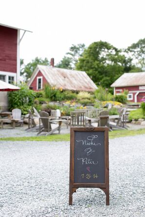 Rustic Wedding Announcement Sign