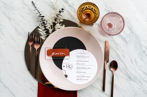 Mid-Century Modern Décor for Wedding at the Everhart Museum in Scranton, Pennsylvania