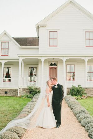 Off-the-Shoulder White Wedding Dress