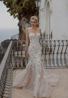 Amalfi Passion collection by Ricca Sposa Manlio 24-026 Fit-and-Flare Wedding Dress