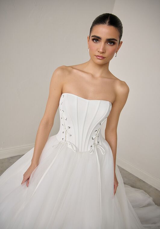 Justin Alexander Signature Lynx Ball Gown Wedding Dress - 7