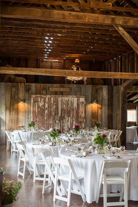 Rustic Barn Wedding Reception