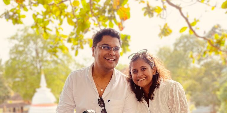 Pramisha & Richard Home Page Banner