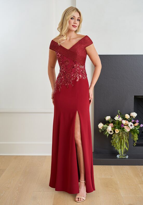 Jade Couture Mother of the Bride by Jasmine K258056 Red Mother Of The Bride Dress - 1