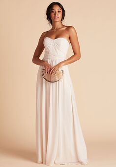 Cindy Dress in Satin Neutral Champagne