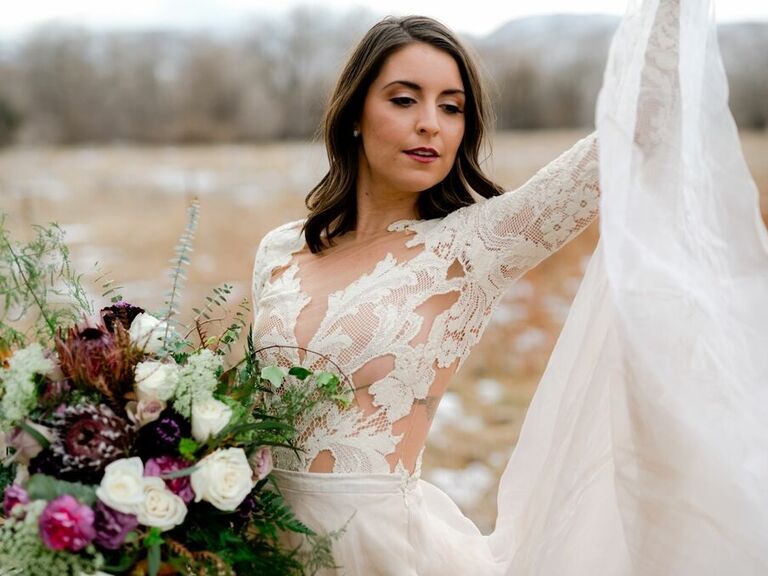 Denver bride with makeup and hair done by Simply Pretty Artistry. 