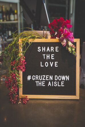 Wedding Hashtag Letterboard