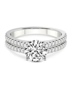 Friendly Diamonds Elegant Princess, Asscher, Cushion, Emerald, Heart, Marquise, Pear, Radiant, Round, Oval Cut Engagement Ring