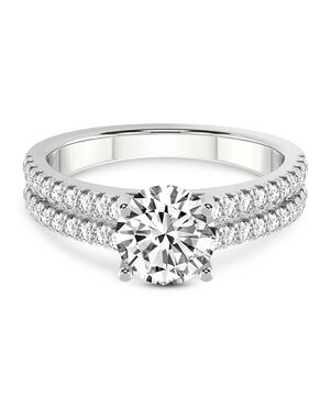 Friendly Diamonds Elegant Princess, Asscher, Cushion, Emerald, Heart, Marquise, Pear, Radiant, Round, Oval Cut Engagement Ring