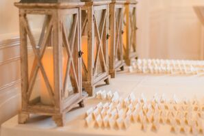 Candle Lanterns and Escort Cards