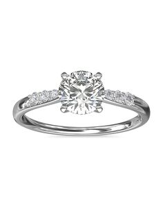 Blue Nile Round Cut Engagement Ring