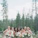 Nicole told her bridesmaids they could wear any dress they wanted as long as it was short, neutral, and wasn't actually a bridesmaid dress. “I wanted their personal style to shine through,” she says.
