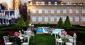 Whimsical Rooftop Reception